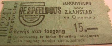 Golden Earring show ticket October 15, 1977
